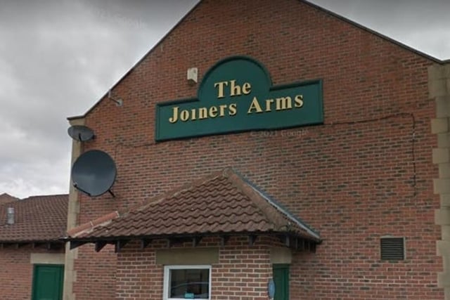 The Joiners Arms is joint fourth with a current rating of 4.4.