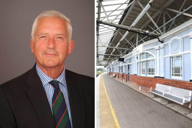 Coun Glen Sanderson believes the ticket office at Berwick Railway Station should remain open.