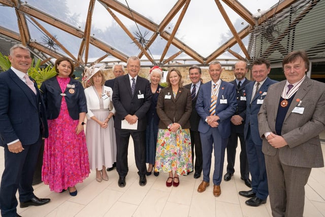 A garden party was hosted by the Duchess of Northumberland to celebrate the county's unsung heroes.