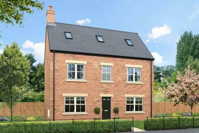 Cussins is marketing this five bedroom detached three story family home at Brinkburn Place in Longframlington for £549,950.