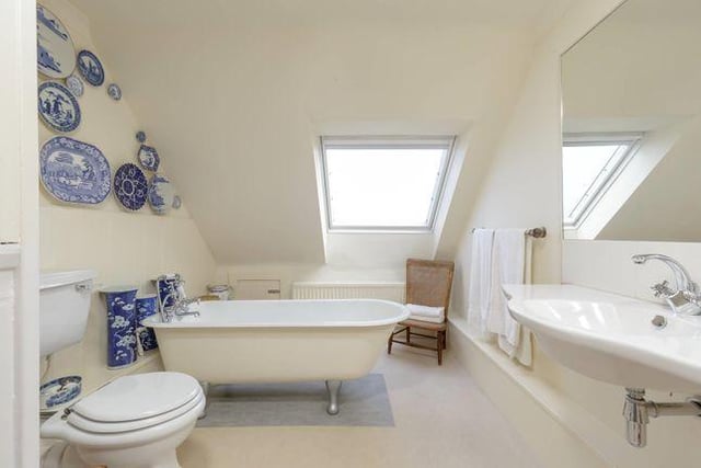 The house features a beautiful family bathroom