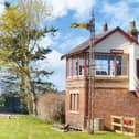 The signal box at Norham Station.