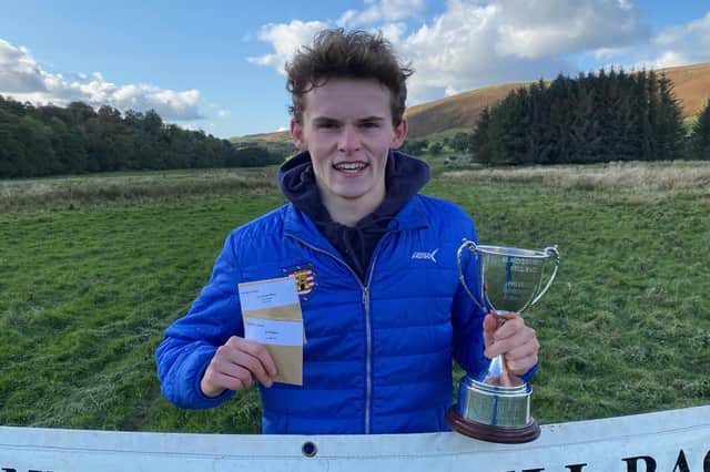 Bertie Marr won the men's fell race at Alwinton Show. Picture: Peter Scaife
