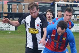 Skipper Jake Lowes led his team to success against North Shields and had a hand in the first goal.