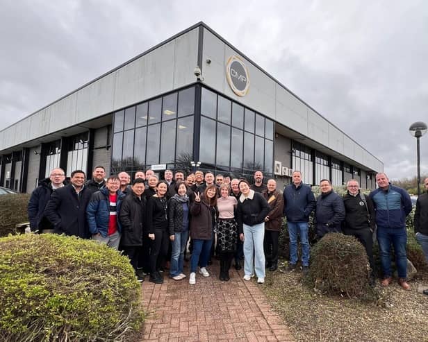 Regional managers and sales team members from 14 different countries gathered at CMP Products’ Cramlington HQ. (Photo by CMP)