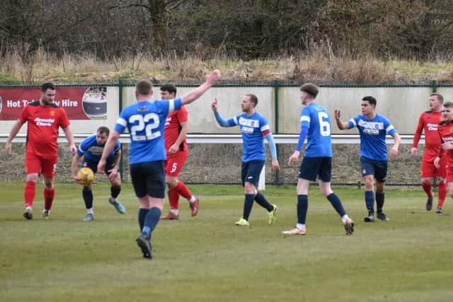 Tweedmouth Rangers in action earlier in the season. They had a day to forget against Stirling University. Picture: Tweedmouth Rangers