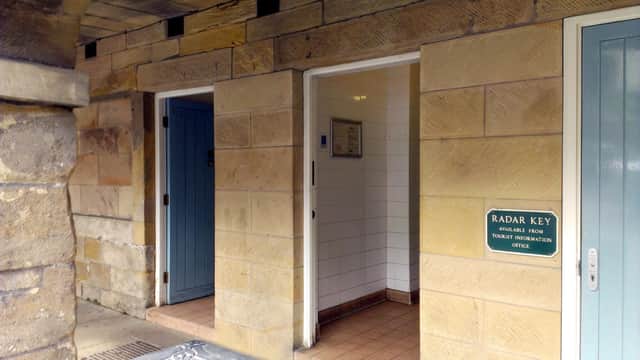 The public toilets in The Shambles in Alnwick town centre.