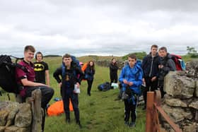 Students from The Blyth Academy while completing the Duke of Edinburgh Award expedition. (Photo by The Blyth Academy)
