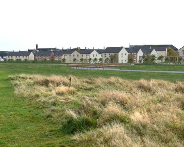 A CGI of the proposed 'lifetime neighbourhood'.