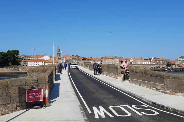 Berwick's Old Bridge has reopened to traffic and pedestrians following a major renovation project.
