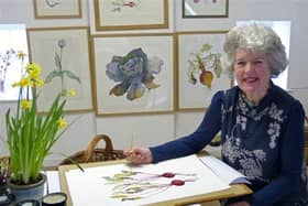 Artist Jane Murray from Ulgham.