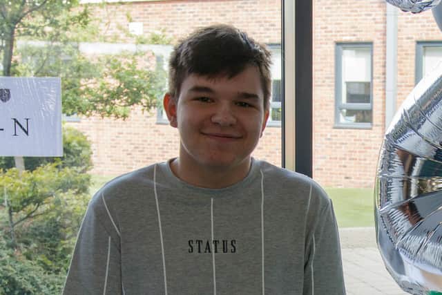 Stefan Crown plans to study English language, psychology and business studies at A-level.