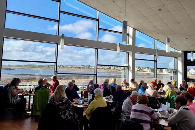 The warm hub is operated at Newbiggin Maritime Centre's cafe.