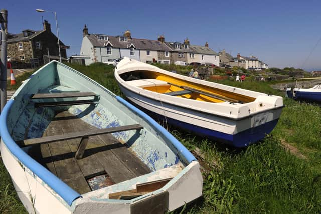 A file image of boats at the Northumberland coast as a report suggests the county could be among the hardest hit by the coronavirus crisis