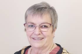 The Mayor of Alnwick, Cllr Lynda Wearn.