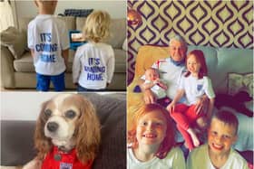 Families have been sharing their "come on England" photos!