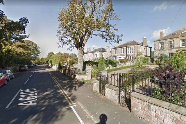 Eight properties sold on Castle Terrace, Berwick for an average of £587,500.