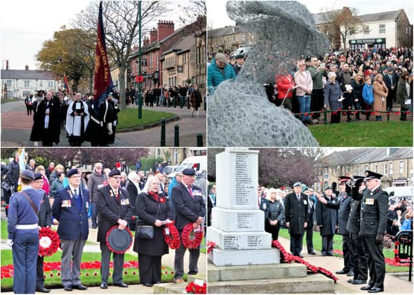 Around 1,500 people are believed to have attended the Remembrance Service in Bedlington.
