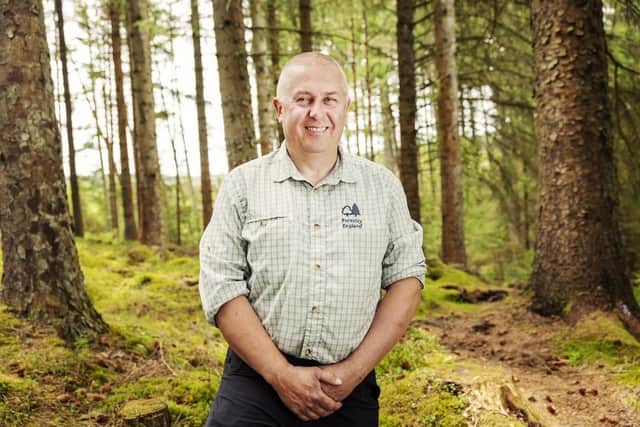 Alex MacLennan, Forestry England’s recreation public affairs manager in Northumberland.