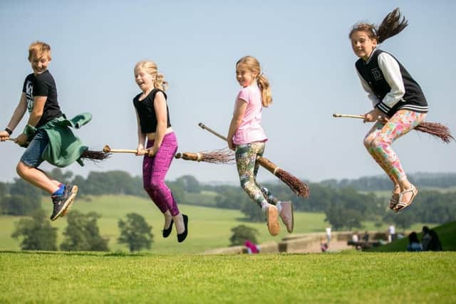 Broomstick training is among the outdoor activities set to resume at Alnwick Castle.