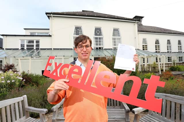 Hugo Cornall, who lives in Embleton, achieved excellent GCSE results. Picture by Simon Williams.