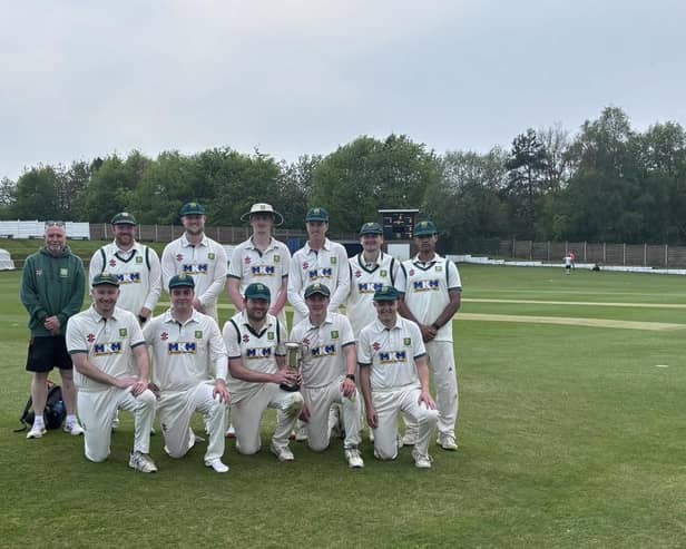 Morpeth's winning cup team. Picture: Morpeth CC