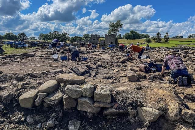 Excavations at Vindolanda. Image: Vindolanda Trust
