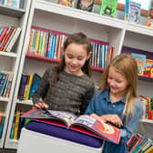 Young readers at Alnwick Library.