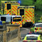 Emergency services at the scene of June's incident in Alnwick. Picture courtesy of Steve Miller.