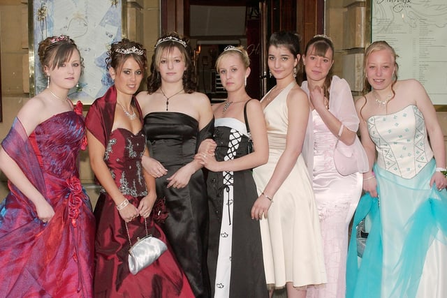 High fashion at the Coquet High School 2007 prom.