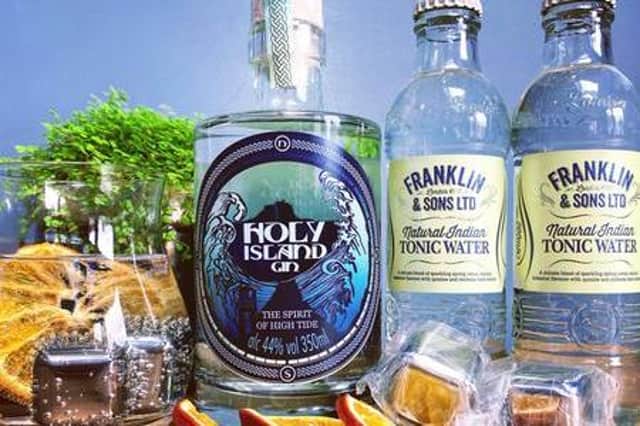 Holy Island Gin.