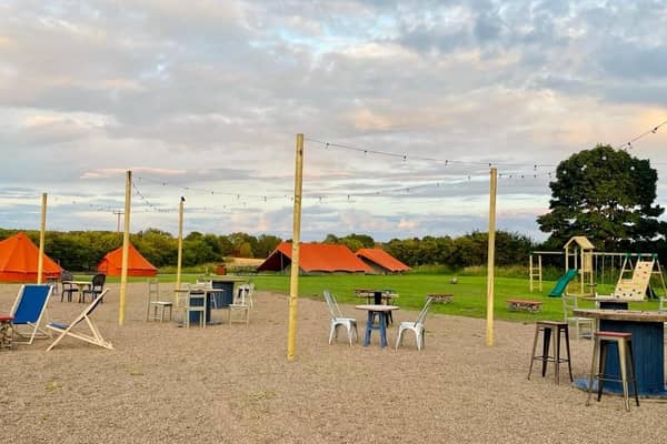 The new pop-up campsite at Boulmer.