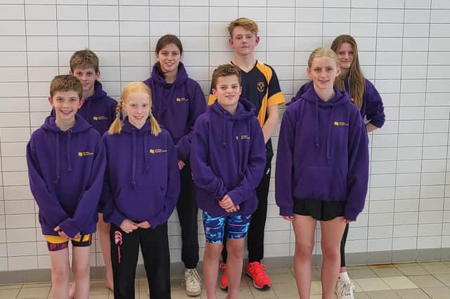 The young Alnwick Dolphins who competed at the North East Regional Championships. Picture: Alnwick Dolphins