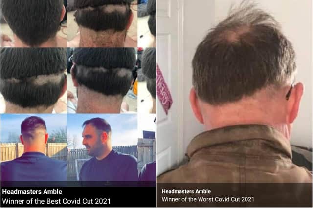 Headmasters in Amble ran a lockdown haircut competition.