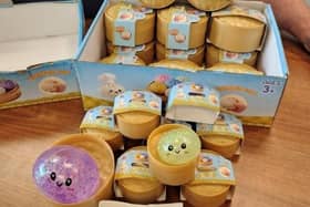 Some of the toys which have been seized.