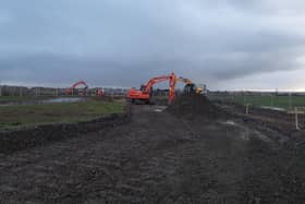 Construction is underway on a 45-home development by Bondgate Homes in Beadnell.