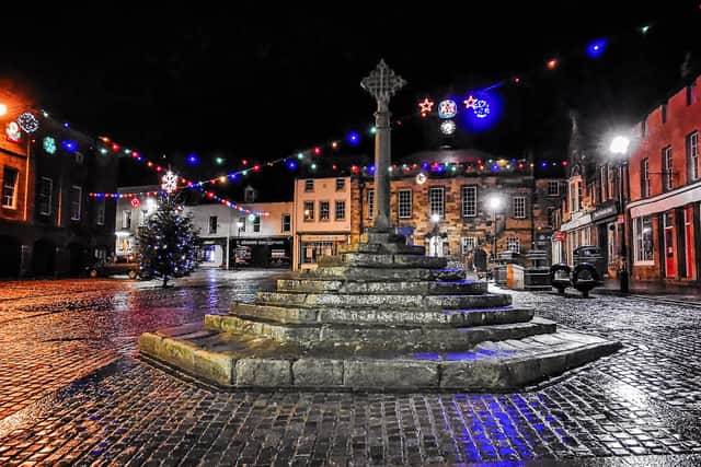 Christmas lights in Alnwick are set to be complemented by a series of light installations. Picture by Jane Coltman.