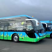 Newcastle airport has introduced its second electric bus in an attempt to become more green.