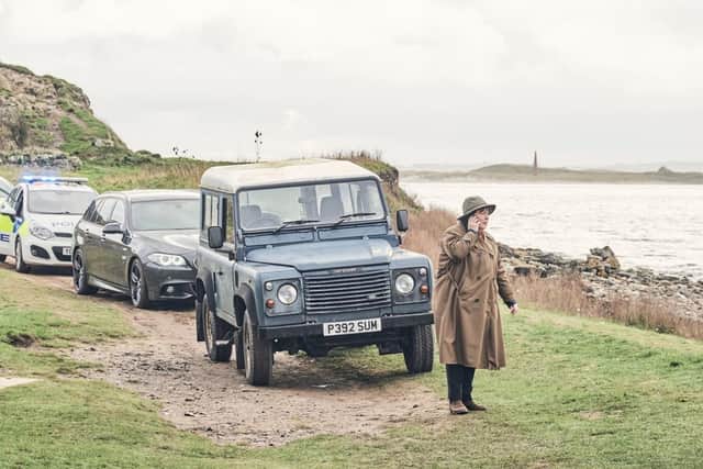 Vera filming on Holy Island. Picture: ITV
