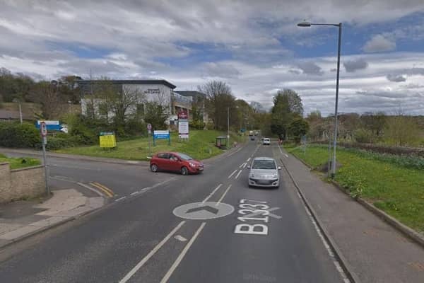 Traffic lights are set to be put in place on Dark Lane by the junction with the Morpeth NHS Centre. Picture from Google.
