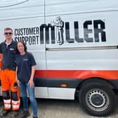 From left, David Wortley, Ricky Martin, Declan Downey and Rachael Kendall from Miller UK. (Photo by Miller UK)