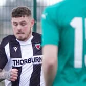 Jamie Clark was a second-half substitute in the quarter-final as he continues his return from injury. Picture: Alnwick Town