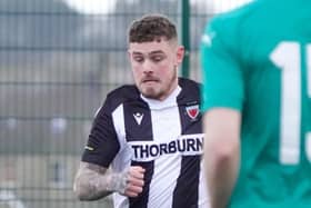 Jamie Clark was a second-half substitute in the quarter-final as he continues his return from injury. Picture: Alnwick Town