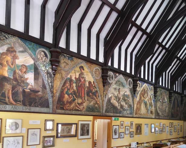 Paintings in Lady Waterford Hall.