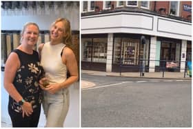 The Market Place owner Imogen Roth (right) and supervisor Kate Bartlett on opening day and right, the premises in Morpeth town centre.