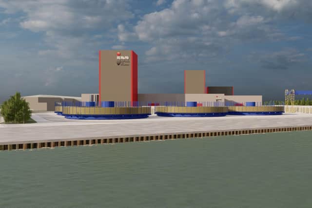A CGI of the planned JDR Cables factory at Cambois.