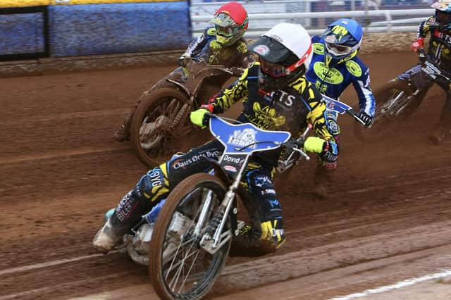 Out in front ... Berwick's young Danish star Jonas Knudsen. Picture by Les Aubrey.