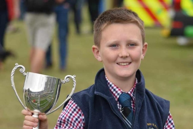 Winner of the young handler trophy.