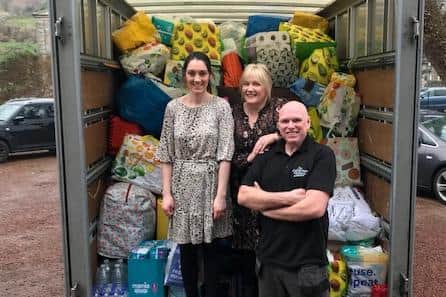 Many items were donated after an appeal by Callerton Kitchens and Interiors.
