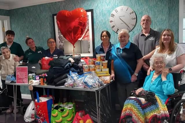 Care home in Northumberland runs collection for homelessness charity ...